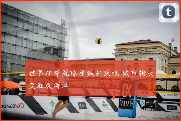 世界杯夺冠球迷疯狂庆祝 城市街头变狂欢海洋