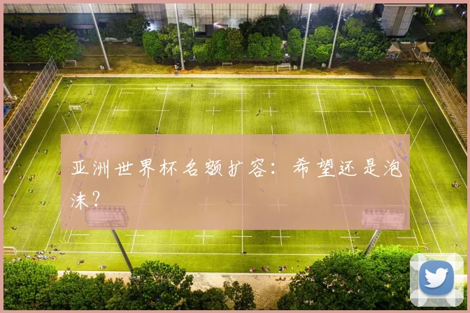 亚洲世界杯名额扩容：希望还是泡沫？