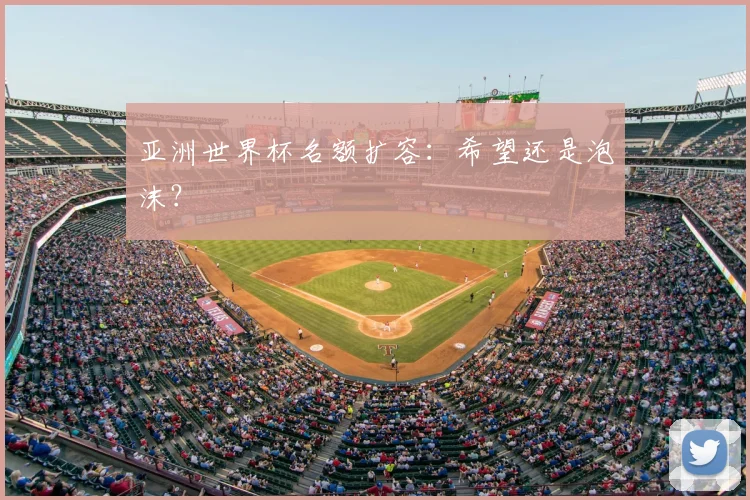 亚洲世界杯名额扩容：希望还是泡沫？